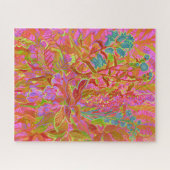 ノーザンワイルドフラワーサマーカラフルフローラアート ジグソーパズル (横)