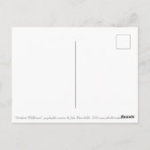 ノーザンワイルドフラワーサマーカラフルフローラアート ポストカード (裏面)