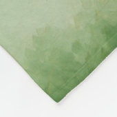 ノーザン深紅色とホリーベリー フリースブランケット (角)