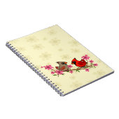 ノーザン深紅色オンブロッサムブランチ ノートブック (右側)