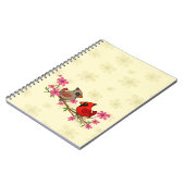 ノーザン深紅色オンブロッサムブランチ ノートブック (左側)