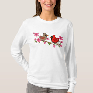 ノーザン深紅色ズオンブロッサムブランチ Tシャツ