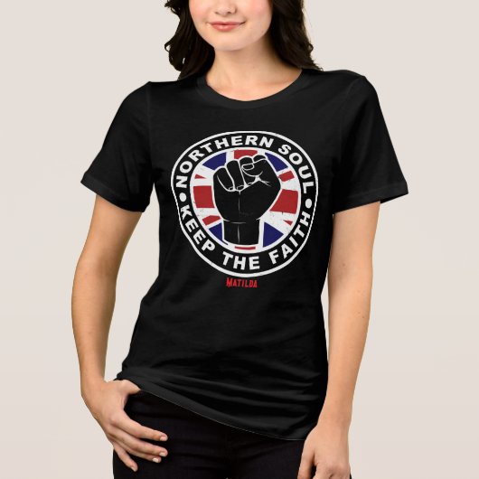 ノーザン・ソウル - Keep The Faith トライブレンドＴシャツ (正面)
