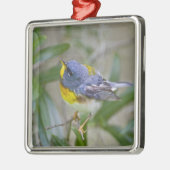 ノーザン+パルラ (Parula americana) メタルオーナメント (左)