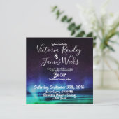 ノーザン·ライツ/オーロラ·ボレ結婚アリスズ 招待状 (スタンド正面)