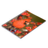 ノーザン（鳥）ショウジョウコウカンチョウインコモンWinterberry ノートブック (左側)