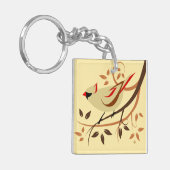 ノーザン(鳥)ショウジョウコウカンチョウソンバード キーホルダー (正面左)