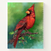 ノーザン（鳥）ショウジョウコウカンチョウノート ノートブック (裏面)