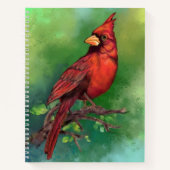 ノーザン（鳥）ショウジョウコウカンチョウノート ノートブック (正面)