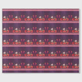 ノーザン（鳥）ショウジョウコウカンチョウバーズディナー日 ラッピングペーパー (フラット)