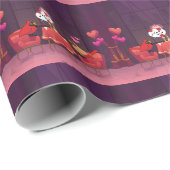 ノーザン（鳥）ショウジョウコウカンチョウバーズディナー日 ラッピングペーパー (ロールコーナー)