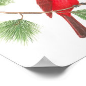 ノーザン(鳥)ショウジョウコウカンチョウファインアートプリント ポスター (角)