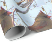 ノーザン（鳥）ショウジョウコウカンチョウフォトラッピング紙 ラッピングペーパー (ロールコーナー)