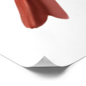 ノーザン（鳥）ショウジョウコウカンチョウレッドバードプリント ポスター (角)