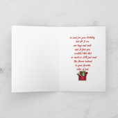 ノーザン（鳥）ショウジョウコウカンチョウ誕生日カード カード (内部)