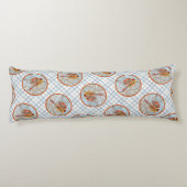 ノーザン(鳥)ショウジョウコウカンチョウ飛んでいるイン雪オリジナル写真 ボディピロー (裏面)