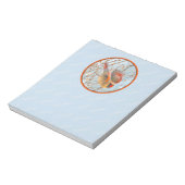 ノーザン（鳥）ショウジョウコウカンチョウ飛んでいる-オリジナル写真 ノートパッド (回転)