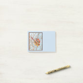 ノーザン（鳥）ショウジョウコウカンチョウ飛んでいる-オリジナル写真 ポストイット (デスク上)