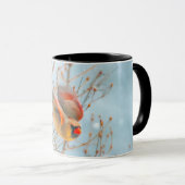 ノーザン(鳥)ショウジョウコウカンチョウ飛んでいる-オリジナル写真 マグカップ (正面右)