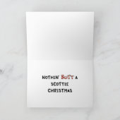 ノーシンお尻スコットランドのクリスマス シーズンカード (内部)