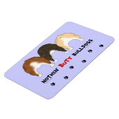 ノーシンお尻ブルドッグ マグネット (左側)