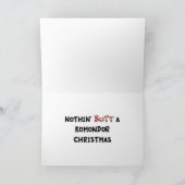 ノーシンお尻Aコモンドールクリスマス シーズンカード (内部)