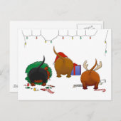 ノーシンお尻Aドキスクリスマス シーズンポストカード (正面/裏面)