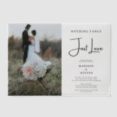 ノージャストファンシーラブモチャムース招待状 ベラム紙招待状 (正面)