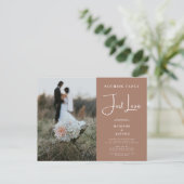 ノージャストファンシーラブモチャムース招待状 ポストカード (スタンド正面)