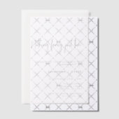 ノージャストファンシーラヴシンプル婚約パーティ ベラム紙招待状 (オフセット (招待状))