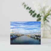 ノースアイランド、オークランドハーバー、ヨットクラブ ポストカード (スタンド正面)