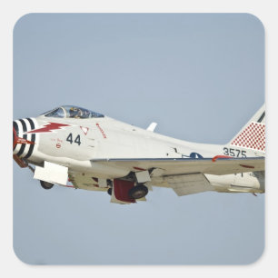 ノースアメリカン海軍FJ2 フューリー戦闘機 フライト スクエアシール