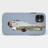 ノースアメリカン海軍FJ2 フューリー戦闘機 フライング Case-Mate iPhoneケース (裏面(横))