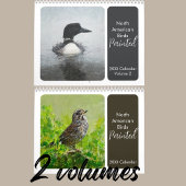 ノースアメリ絵を描カーズバックヤード野鳥観察 カレンダー