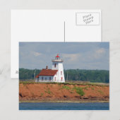 ノースアンバーランドオンプリンスエドワードライトハウス ポストカード (正面/裏面)