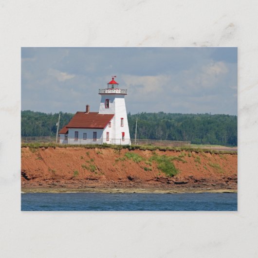 ノースアンバーランドオンプリンスエドワードライトハウス ポストカード (正面)