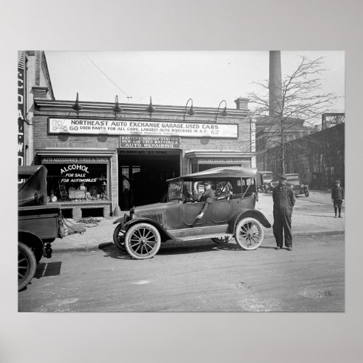 ノースイースト自動車取引所、1926年。ヴィンテージ写真 ポスター (正面)