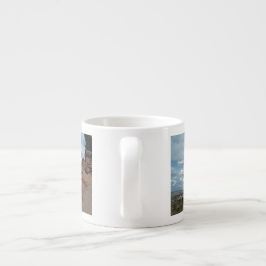 ノースウィンドアーチユタ砂漠の風景の写真 エスプレッソカップ (裏面)