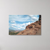 ノースウィンドアーチユタ砂漠の風景の写真 キャンバスプリント (正面)
