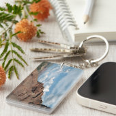 ノースウィンドアーチユタ砂漠の風景の写真 キーホルダー (正面右)