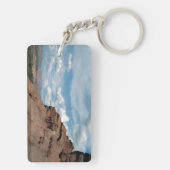 ノースウィンドアーチユタ砂漠の風景の写真 キーホルダー (裏面)