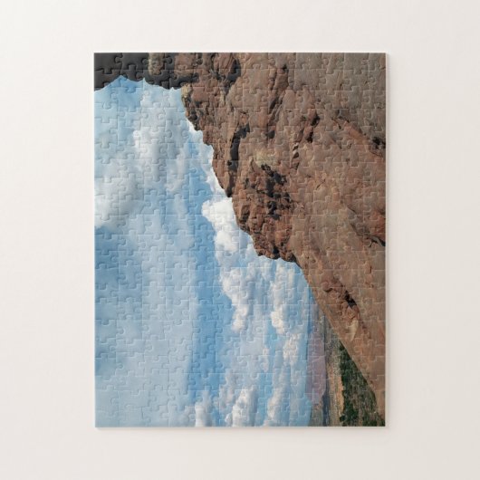 ノースウィンドアーチユタ砂漠の風景の写真 ジグソーパズル (縦)