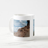 ノースウィンドユタ砂漠の写真 コーヒーマグカップ (正面左)