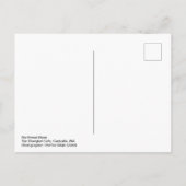 ノースウェストのネオン：上海カフェ、はがき ポストカード (裏面)