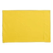 ノースウェストイエロー金ゴールド 枕カバー (正面右)