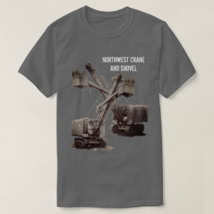 ノースウェストクレーン・ショベル運転技術者 Tシャツ