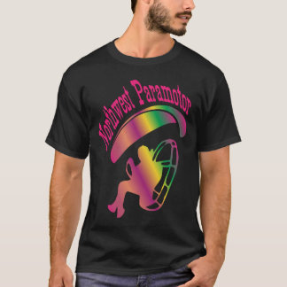 ノースウェストパラモーターパステルピンクレインボー Tシャツ