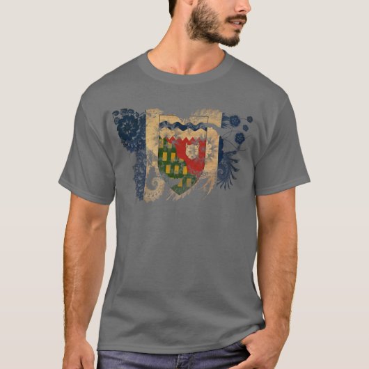 ノースウェスト準州の旗 Tシャツ (正面)