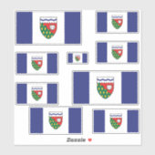 ノースウェスト準州フラググラフィック シール (シート)