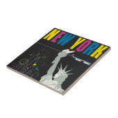 ノースウェスト航空飛んでいるの旅行ポスター タイル (側面)